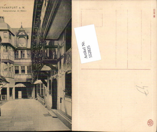 552825,Frankfurt am Main Römerhötchen Römer