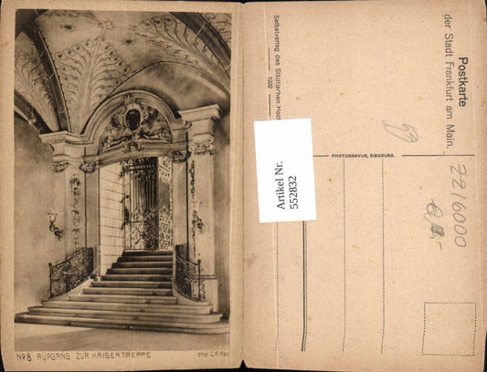 552832,Frankfurt am Main Kaisertreppe Treppe Stiege