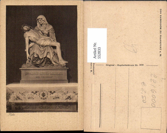 552833,Frankfurt am Main Kaiserdom Jesus