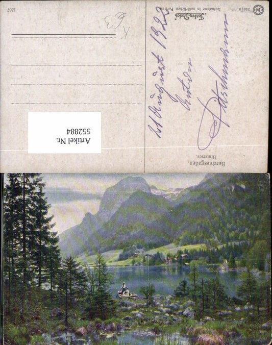 552884, great artists AK Hintersee Berchtesgaden