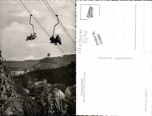 552889,Cochem Kochem an der Mosel Seilbahn Sessellift