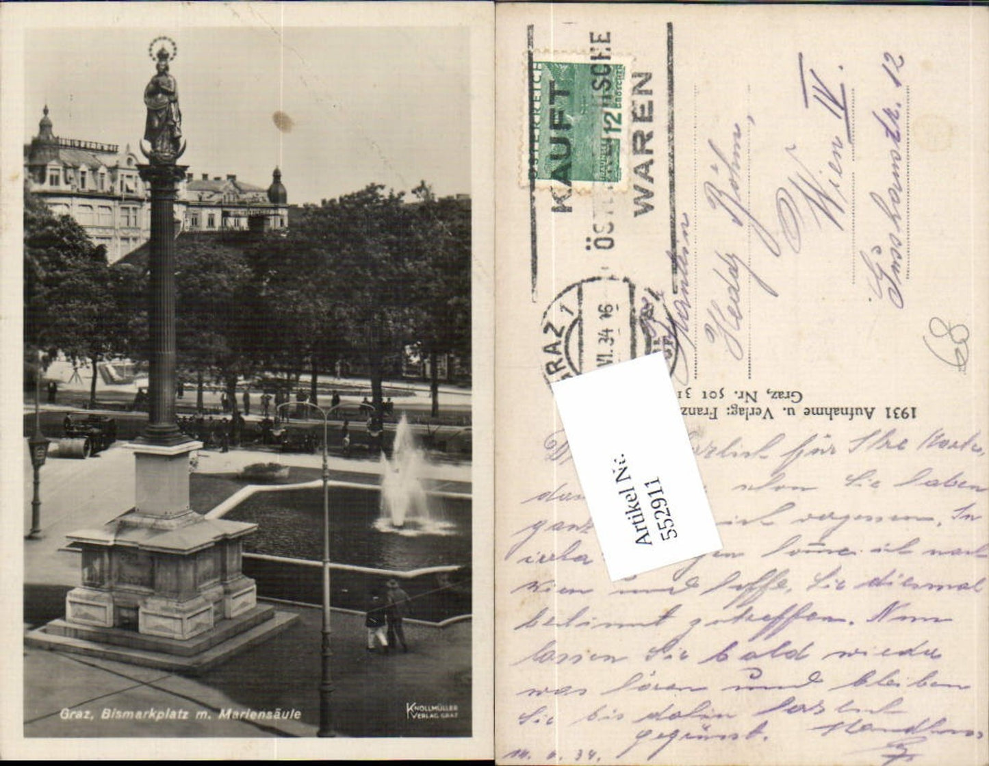 Alte Ansichtskarte – Old Postcard