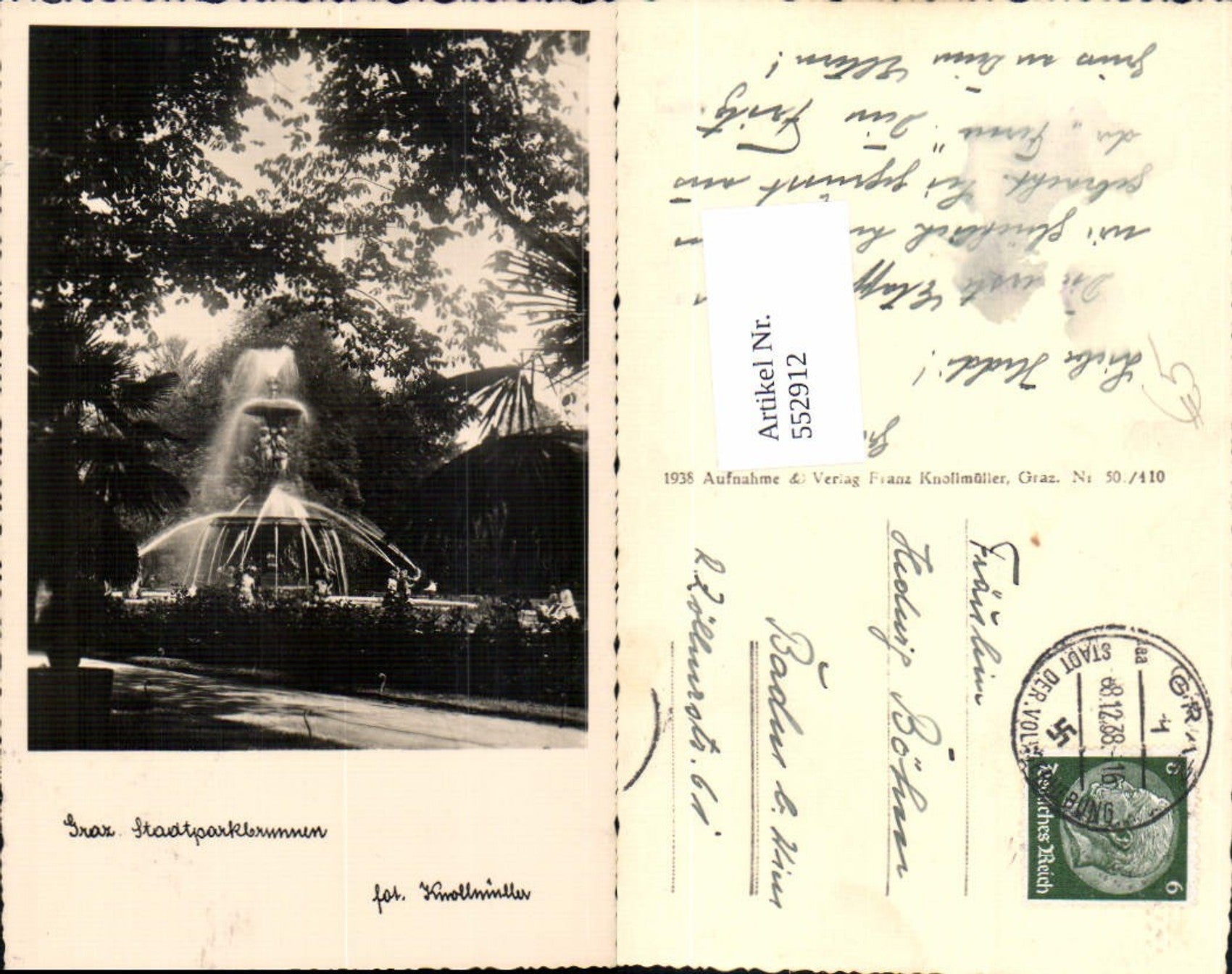 Alte Ansichtskarte – Old Postcard