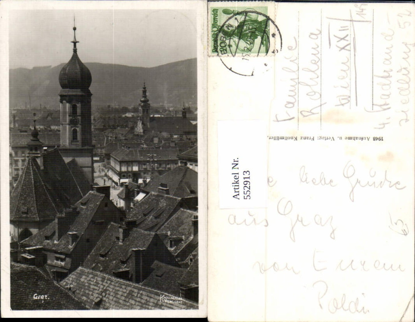 Alte Ansichtskarte – Old Postcard