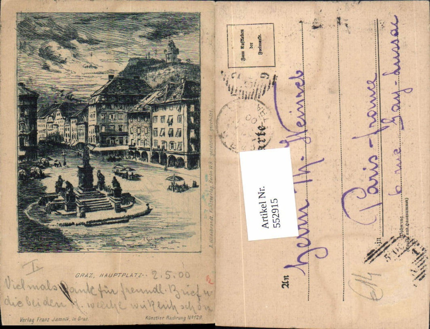 Alte Ansichtskarte – Old Postcard