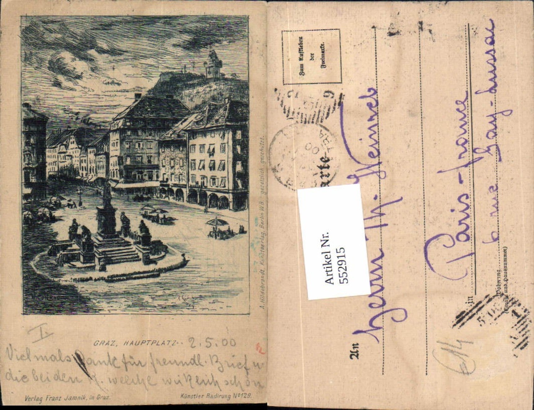 Alte Ansichtskarte – Old Postcard