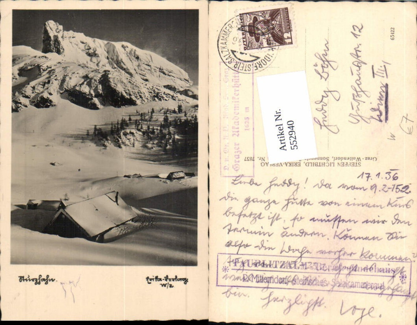 Alte Ansichtskarte – Old Postcard