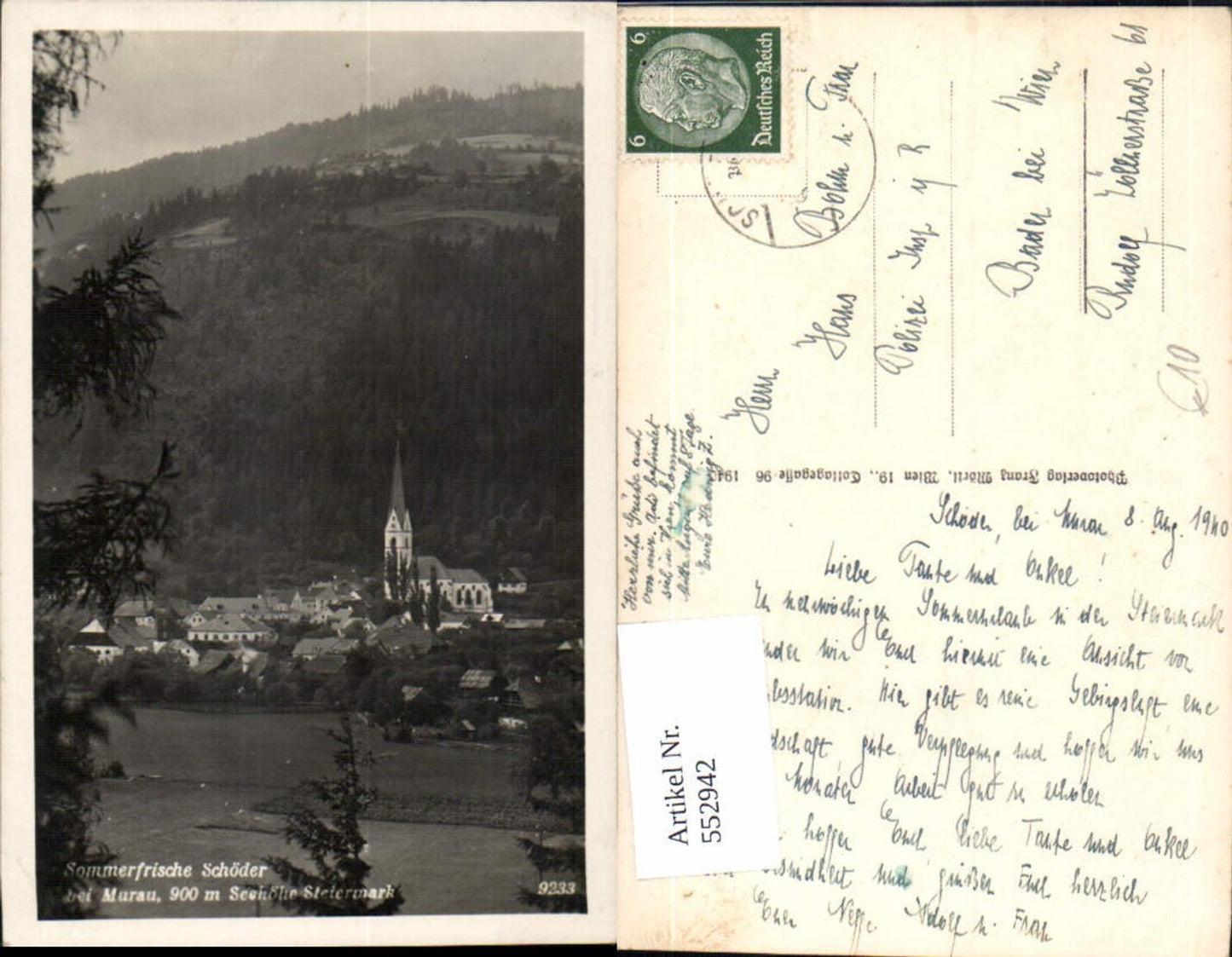 Alte Ansichtskarte – Old Postcard
