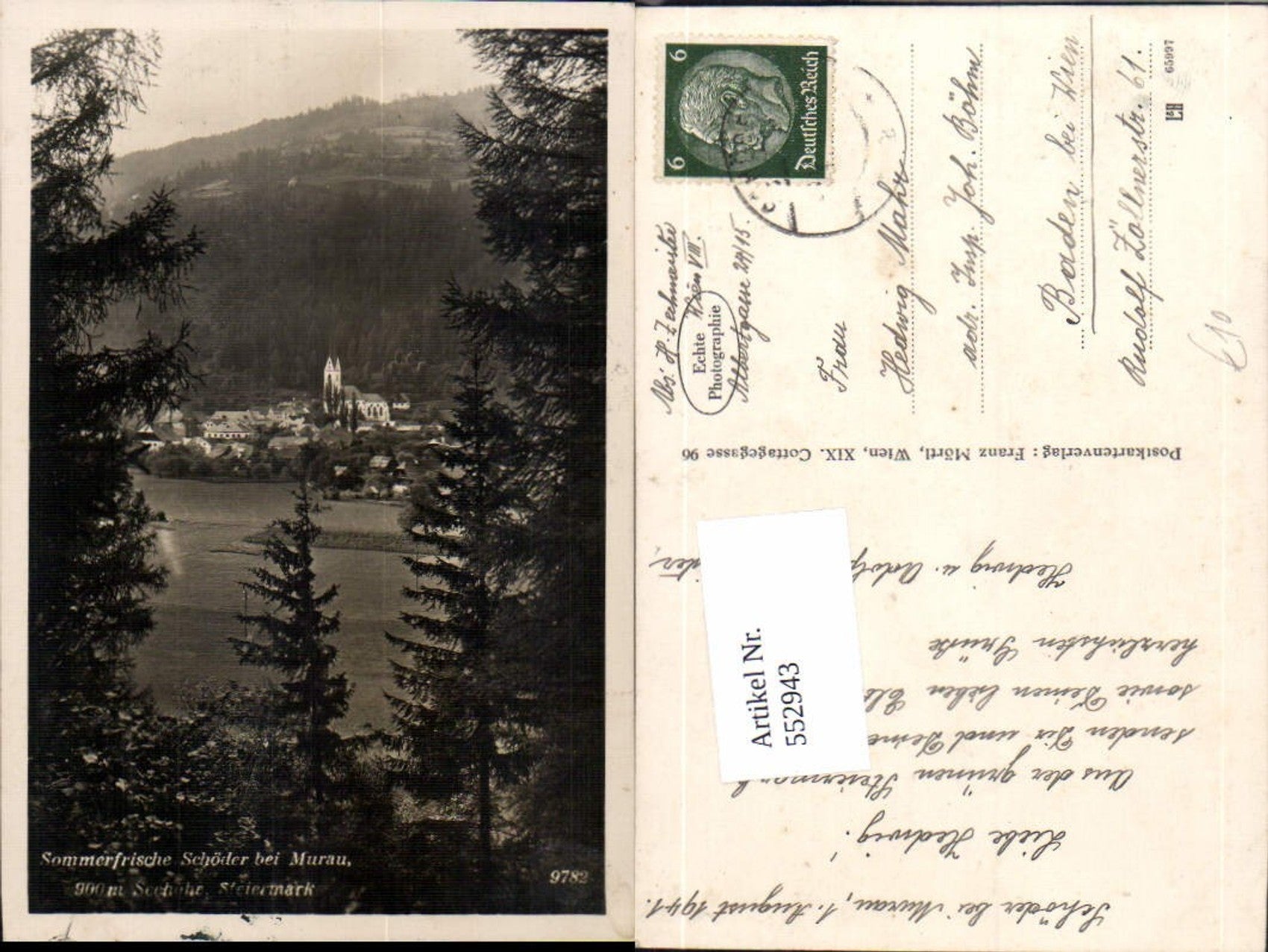 Alte Ansichtskarte – Old Postcard