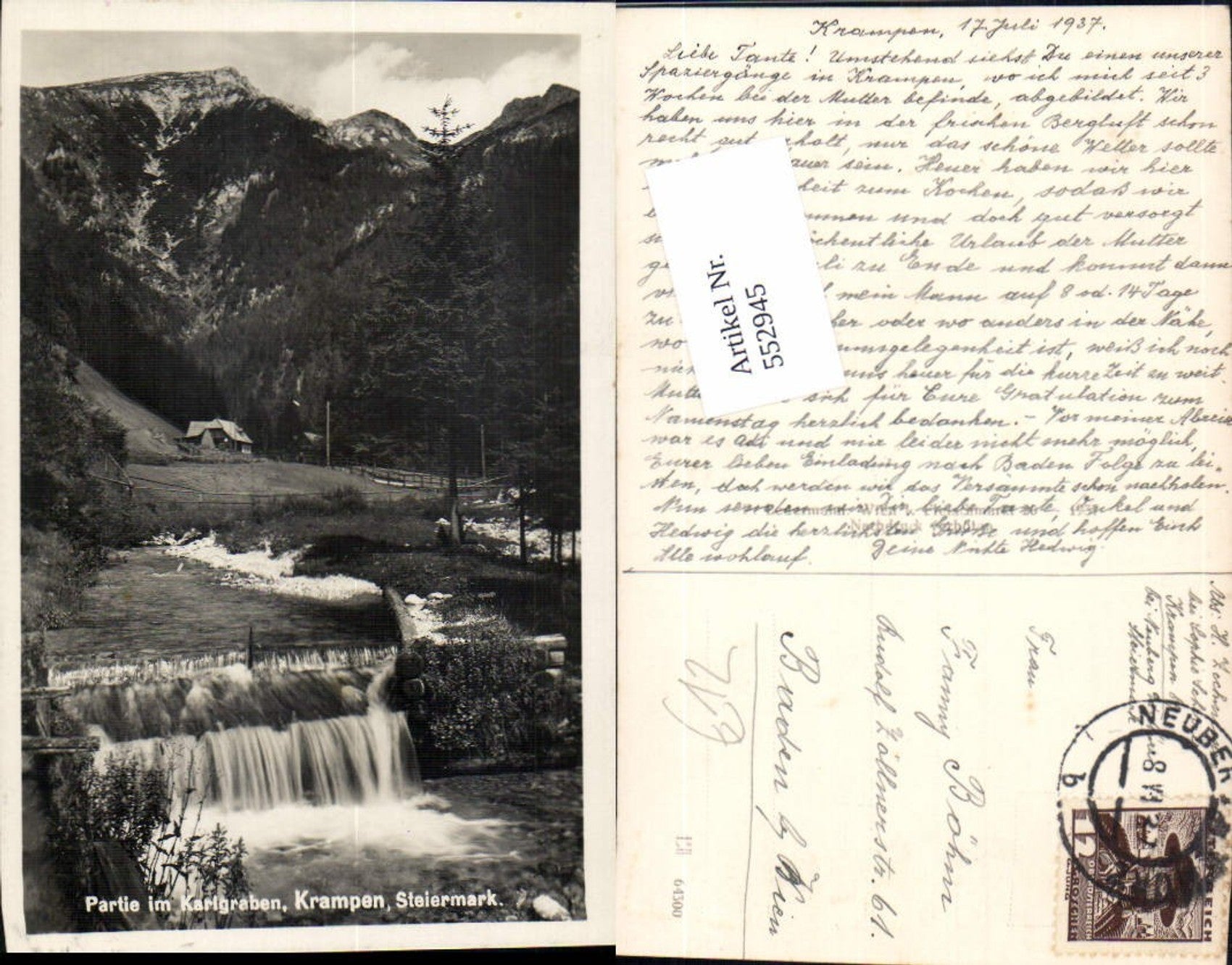 Alte Ansichtskarte – Old Postcard