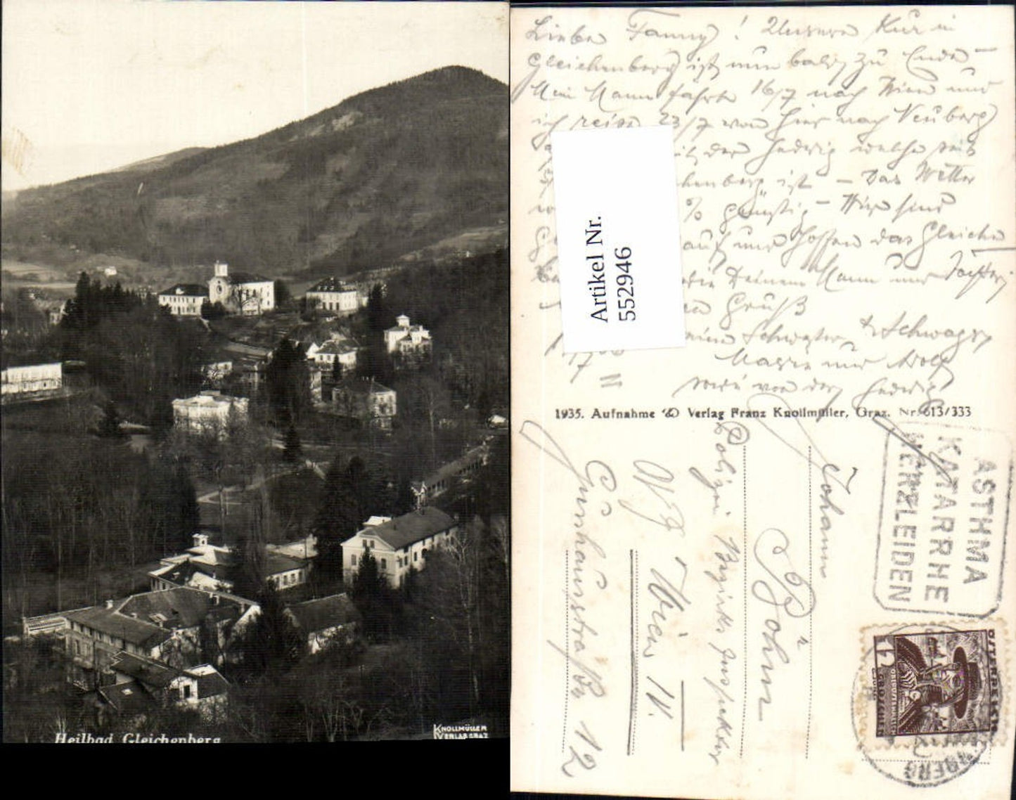 Alte Ansichtskarte – Old Postcard