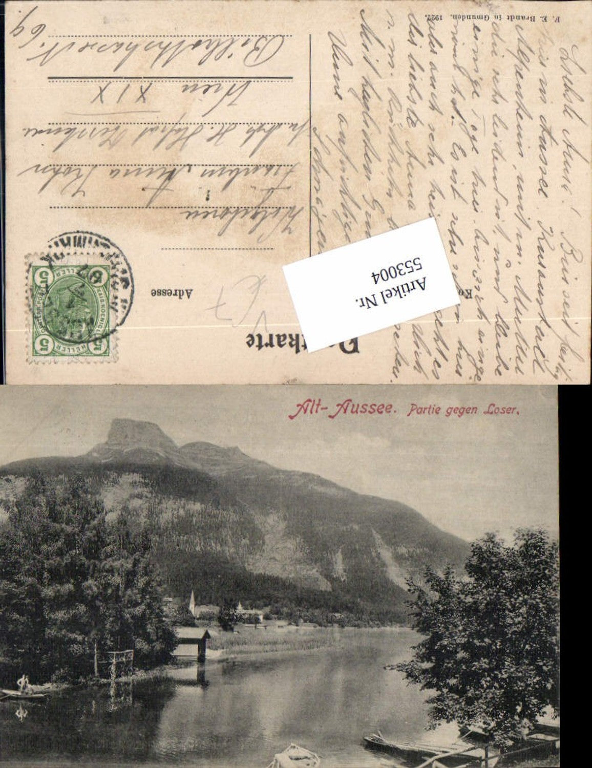 Alte Ansichtskarte – Old Postcard