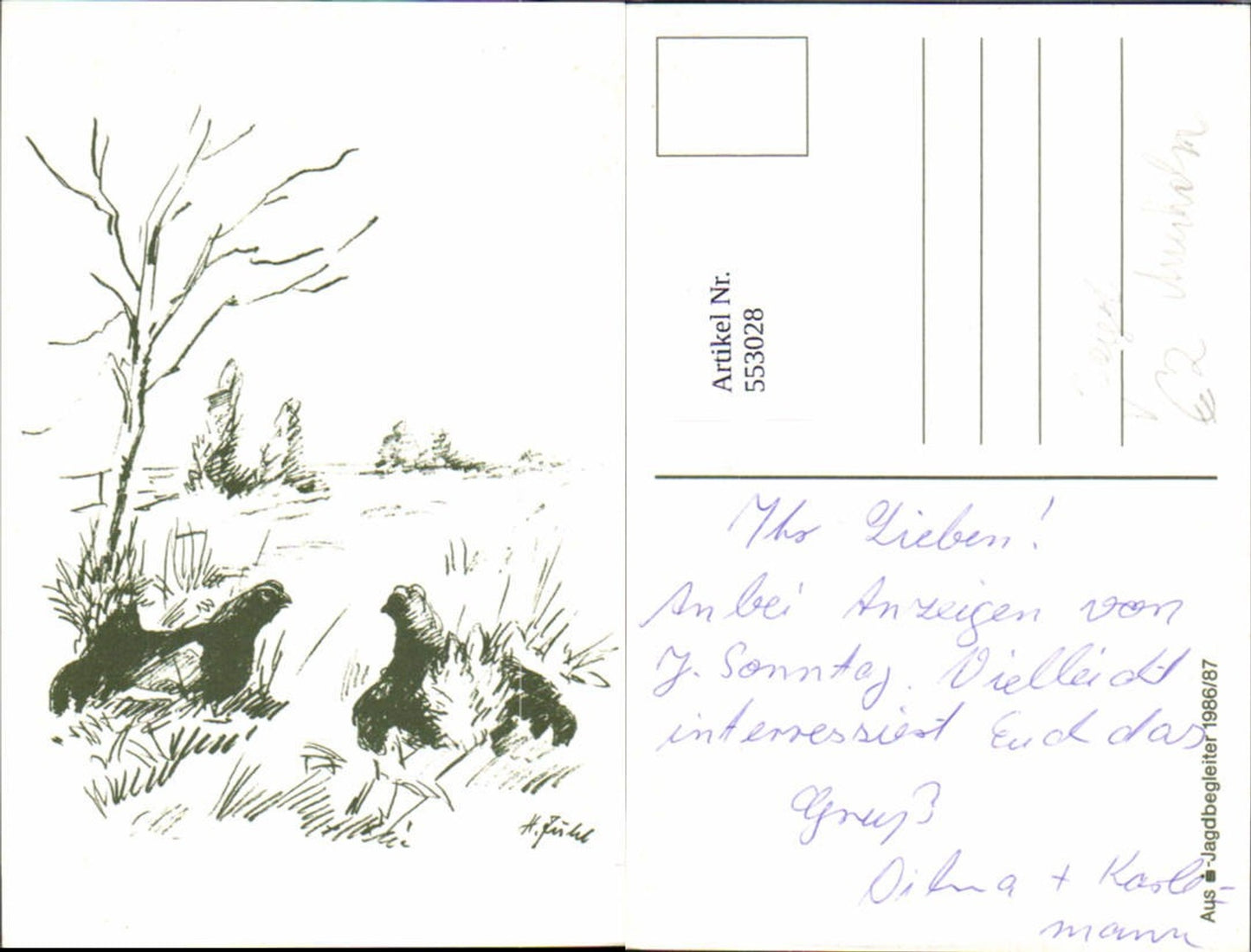 Alte Ansichtskarte – Old Postcard