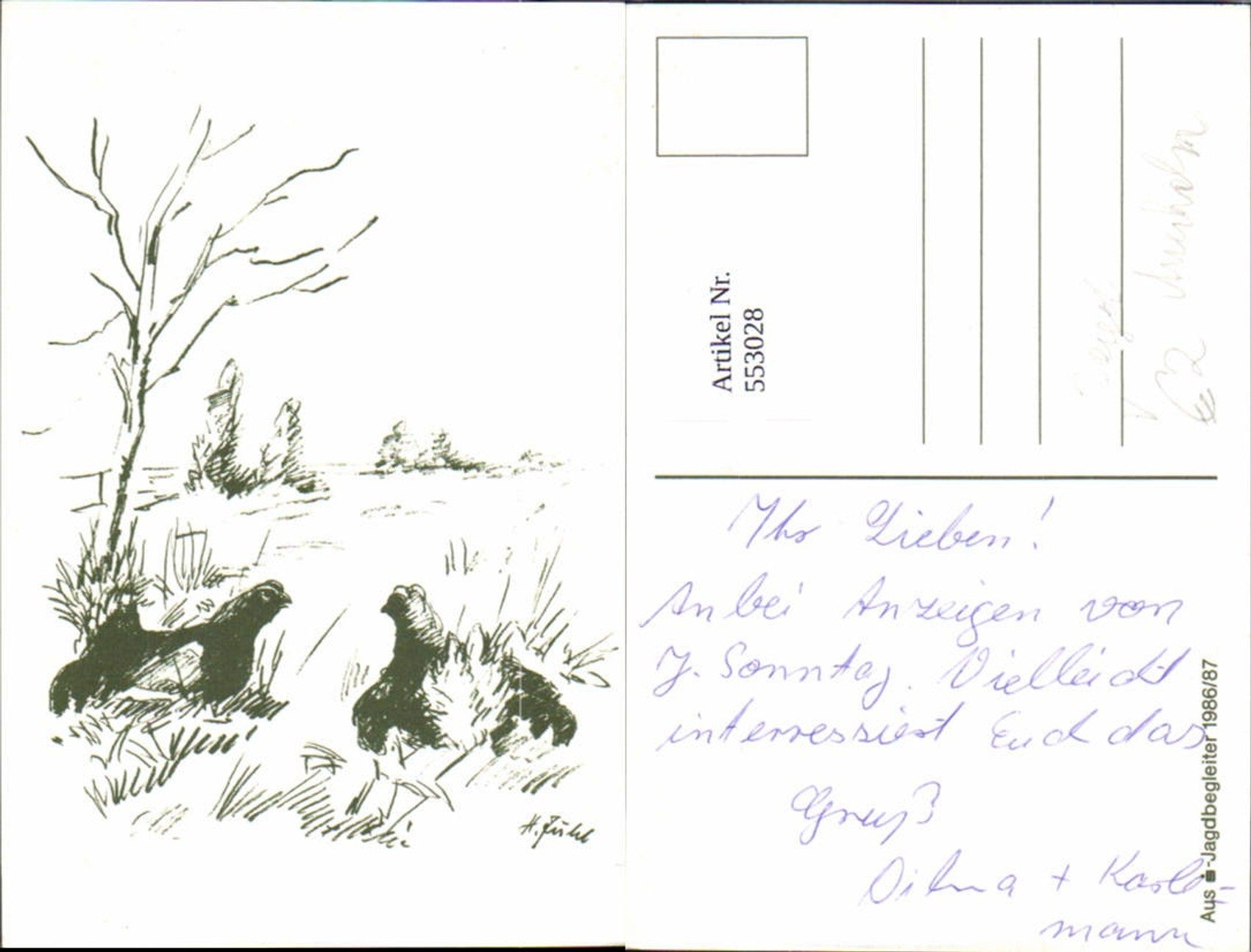 Alte Ansichtskarte – Old Postcard