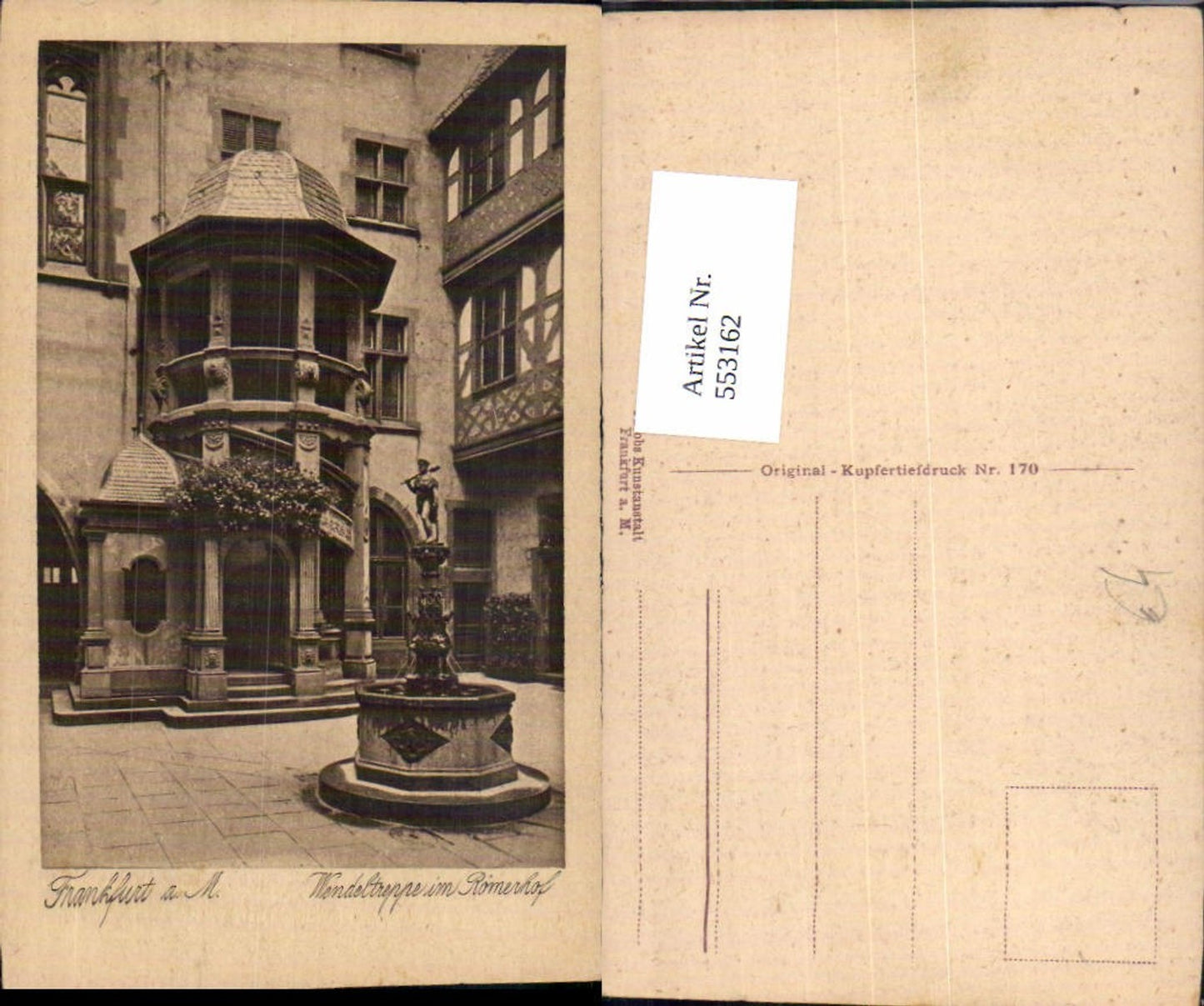 553162,Frankfurt am Main Römerhof Treppe