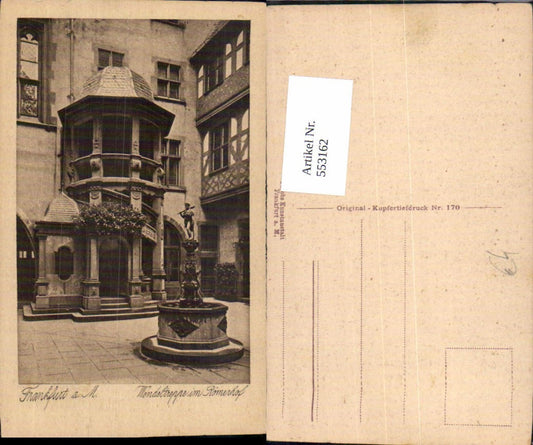 553162,Frankfurt am Main Römerhof Treppe