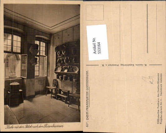 553164,Frankfurt am Main Küche Goethe Goethehaus