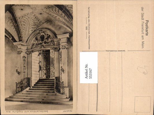553167,Frankfurt am Main Kaisertreppe Treppe Stiege