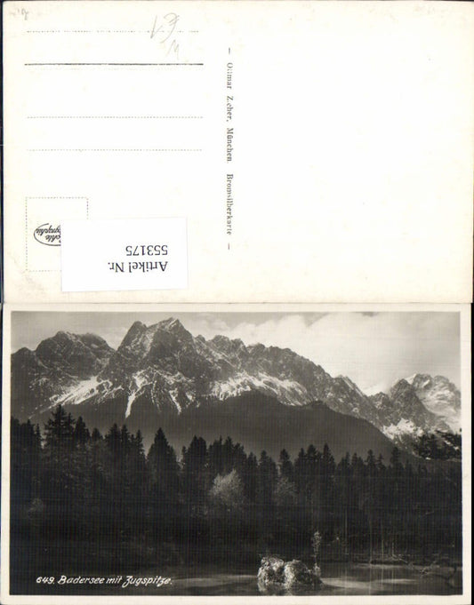 553175,Badersee b. Grainau Garmisch Partenkirchen