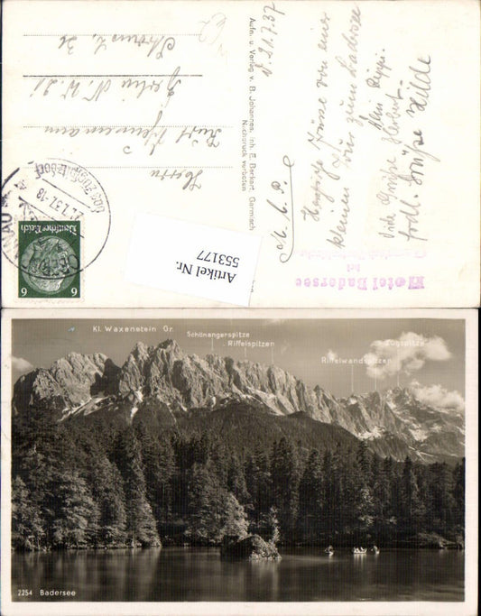 553177,Badersee b. Grainau Garmisch Partenkirchen