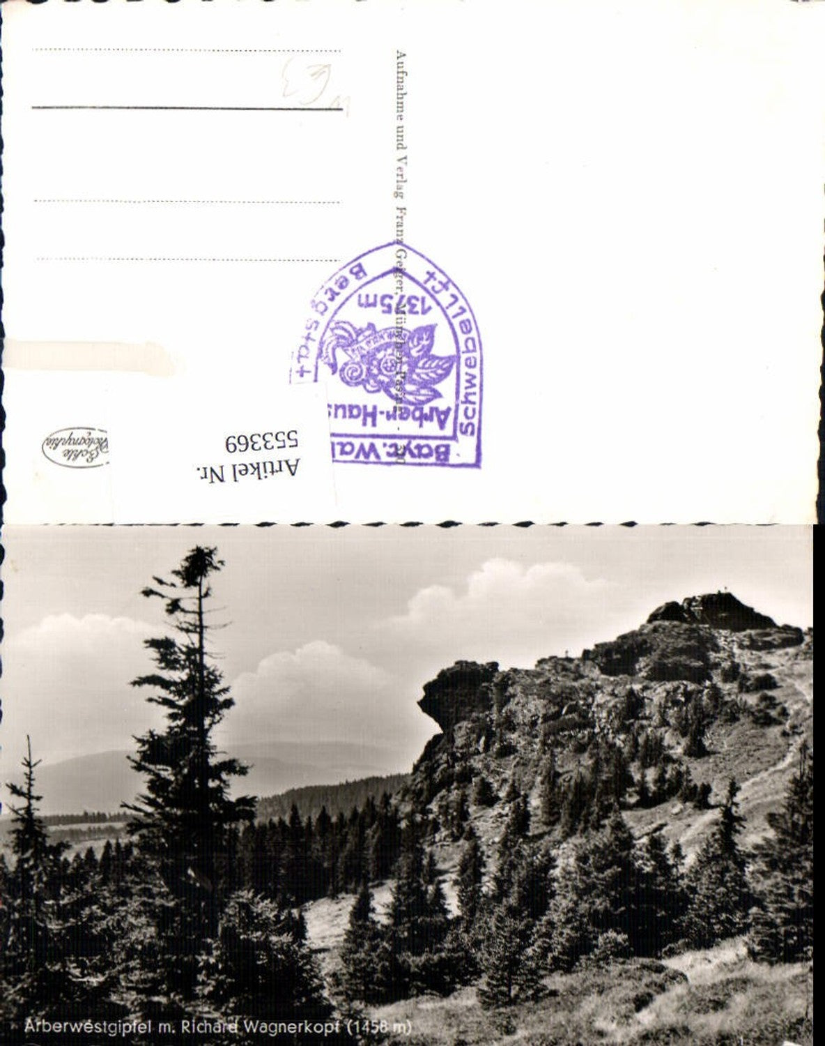553369,Arberwestgipfel Arber Bayerisch Eisenstein