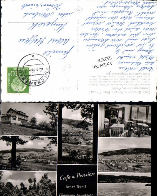 553376,Chamerau Bayerisch Eisenstein Cafe Pension Cham Ernst Treml