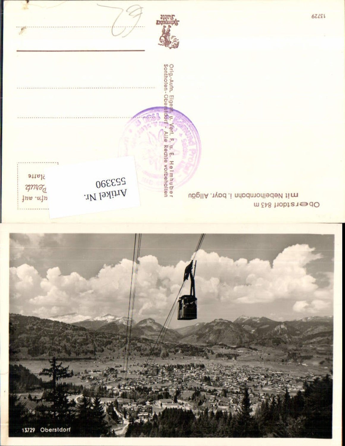 553390,Oberstdorf Nebelhornbahn gondola cable car