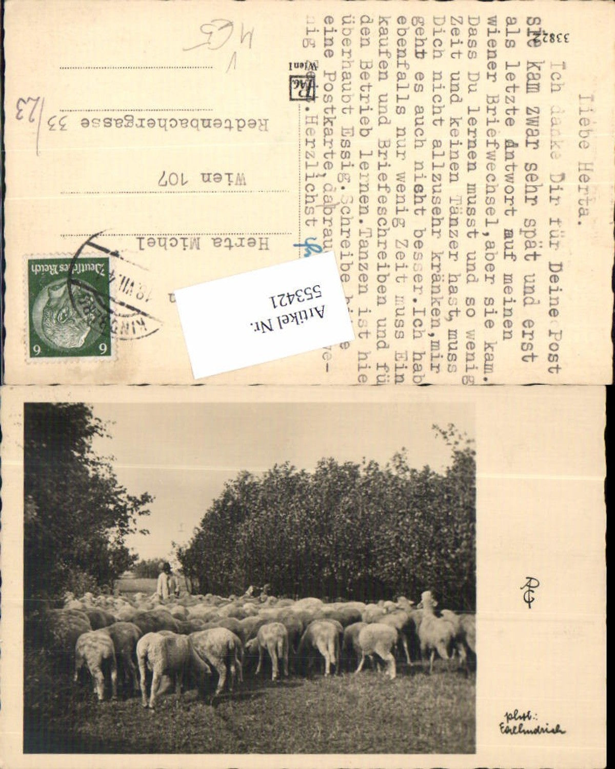 Alte Ansichtskarte – Old Postcard