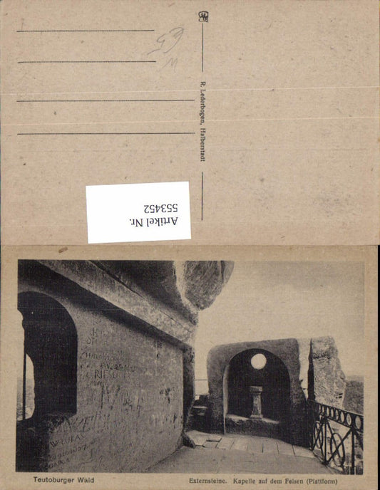 553452,Teutoburger Wald Externsteine Detmold Hiddesen Holzhausen Kapelle