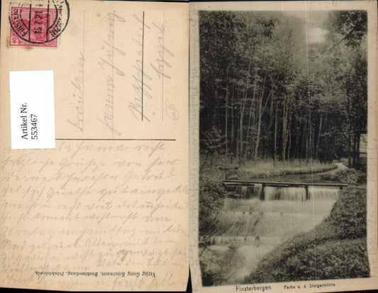 553467,Friedrichroda Finsterbergen Partie Steigermühle Gotha