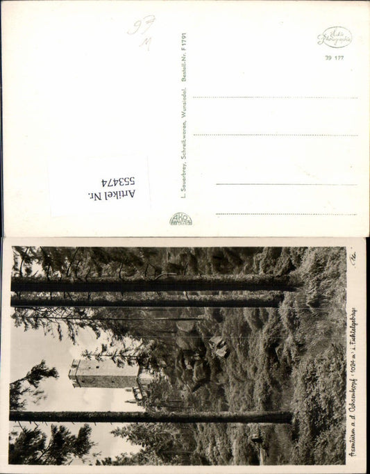 553474,Fichtelgebirge Asenturm Ochsenkopf Warmensteinach
