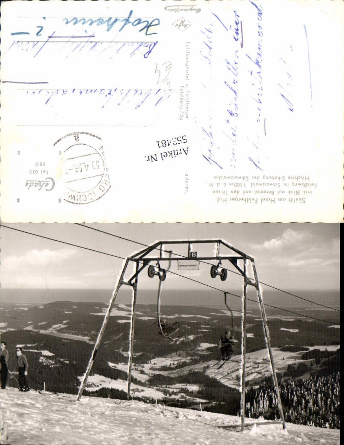553481,Feldberg Hochschwarzwald Skilift Lift Hote Feldberger Hof