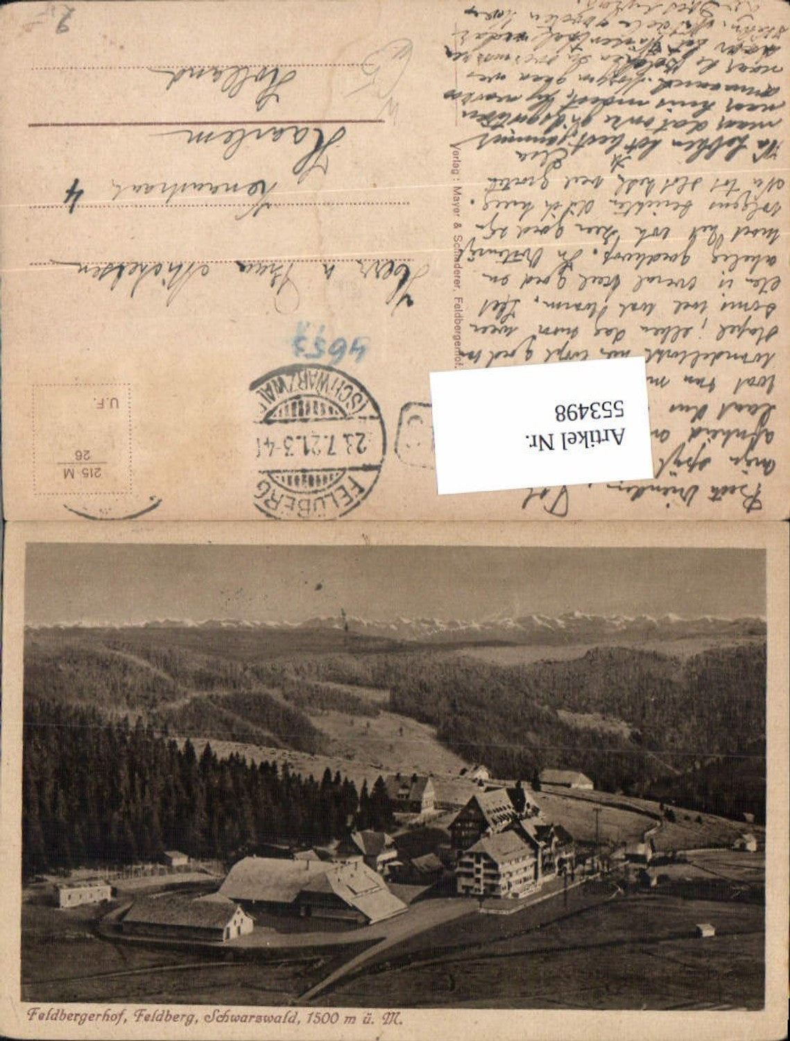 553498,Feldberg Hochschwarzwald Feldbergerhof Gasthaus