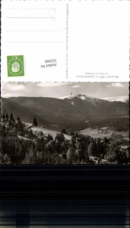553506,Feldberg Hochschwarzwald Bärental Titisee