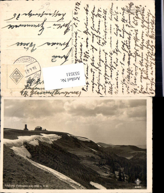 553511, Feldberg Hochschwarzwald Feldbergturm Gasthaus