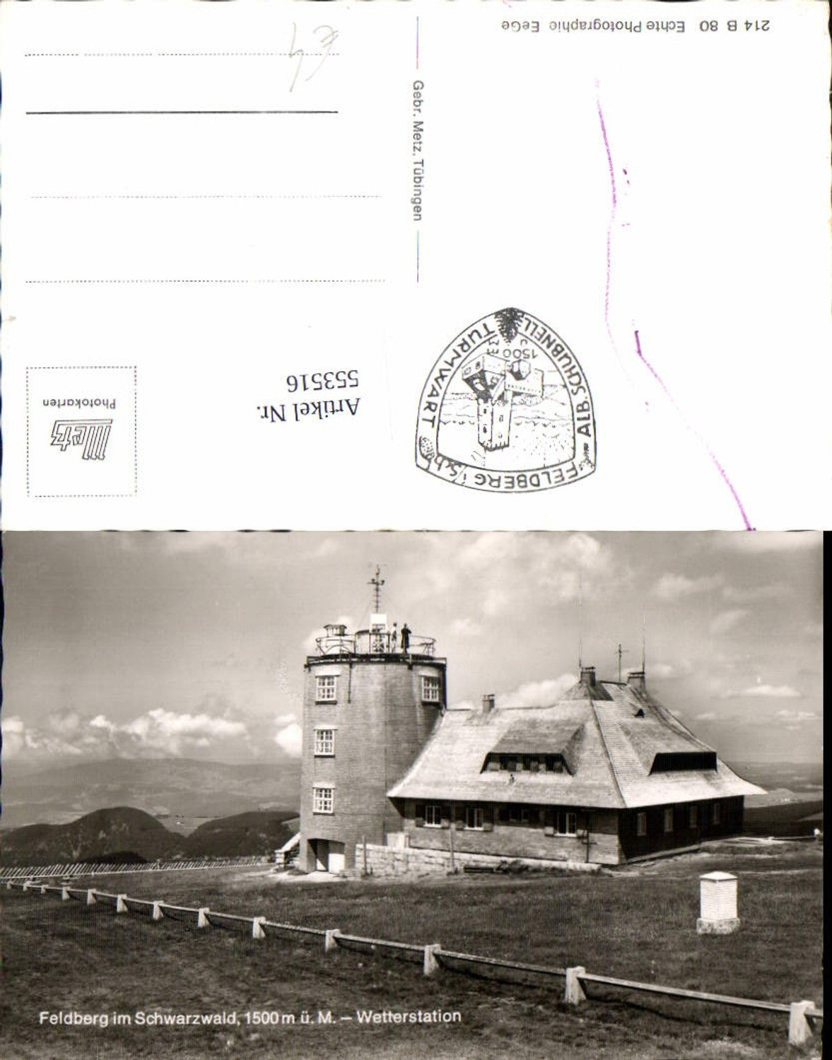 553516,Feldberg Hochschwarzwald Wetterstation