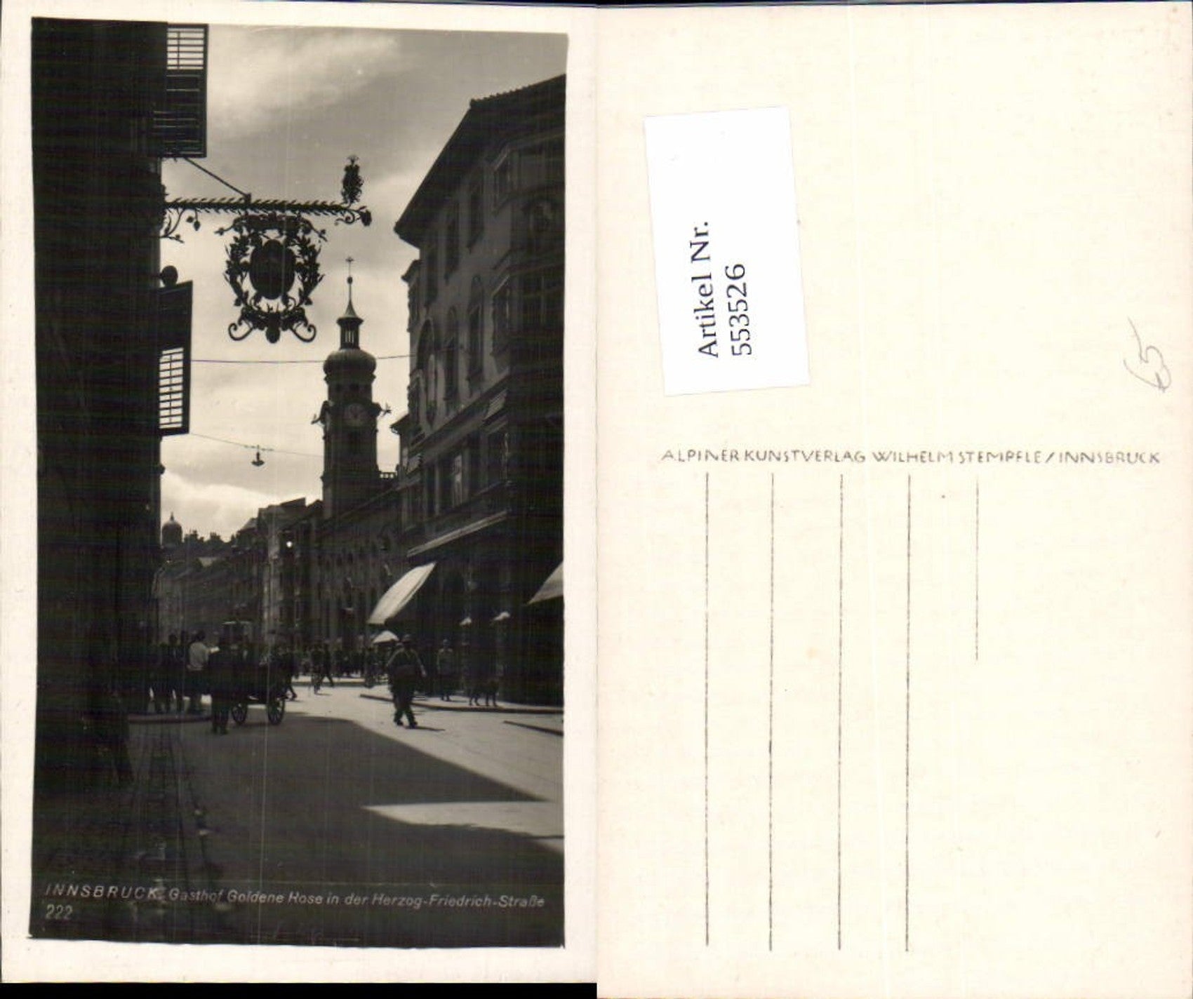 Alte Ansichtskarte – Old Postcard
