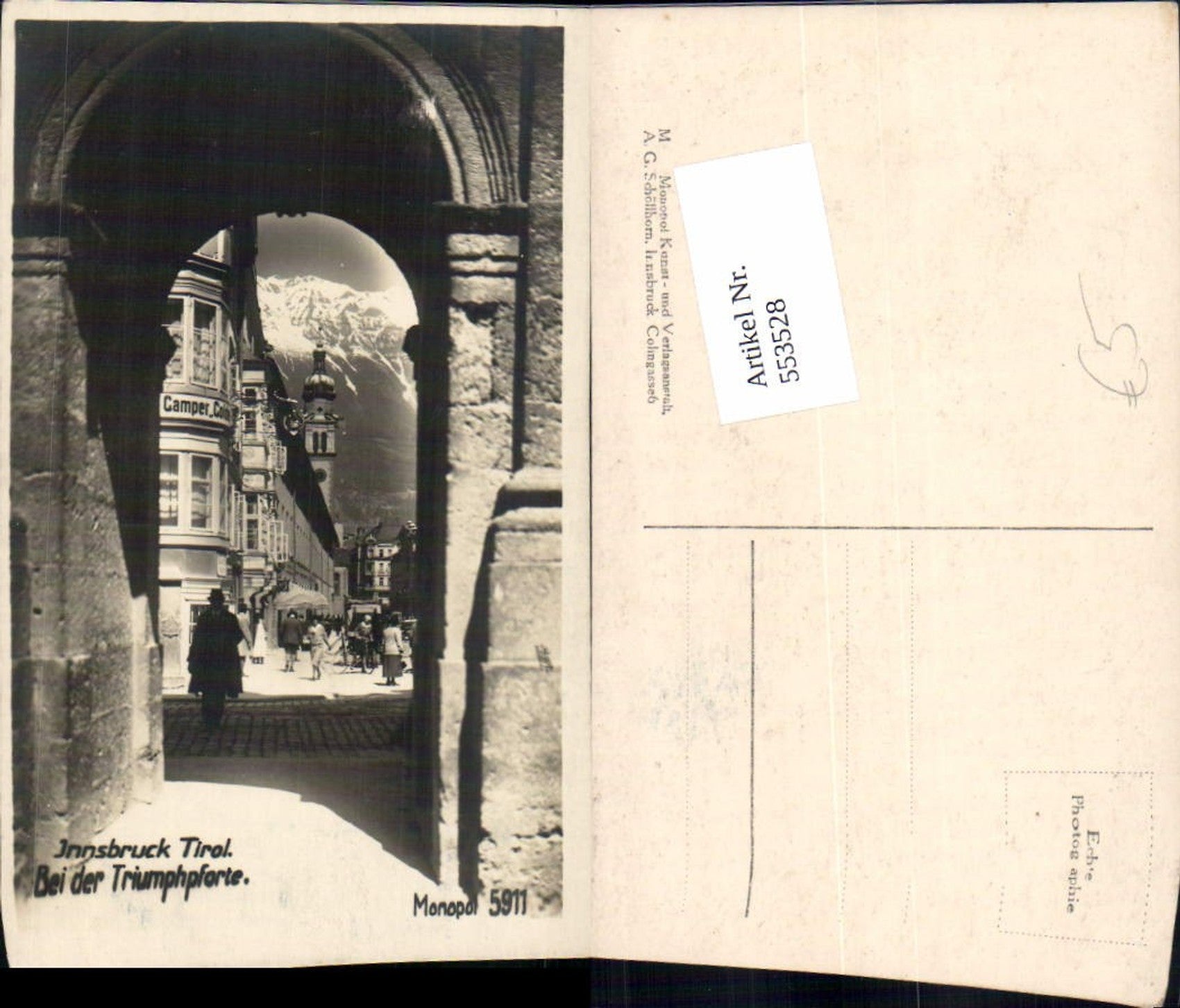 Alte Ansichtskarte – Old Postcard
