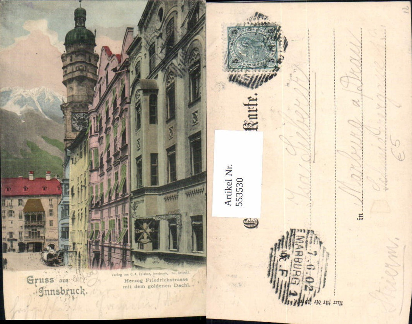 Alte Ansichtskarte – Old Postcard