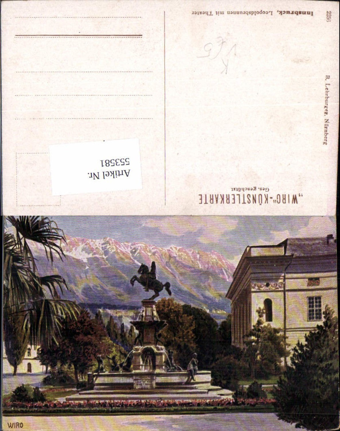 Alte Ansichtskarte – Old Postcard