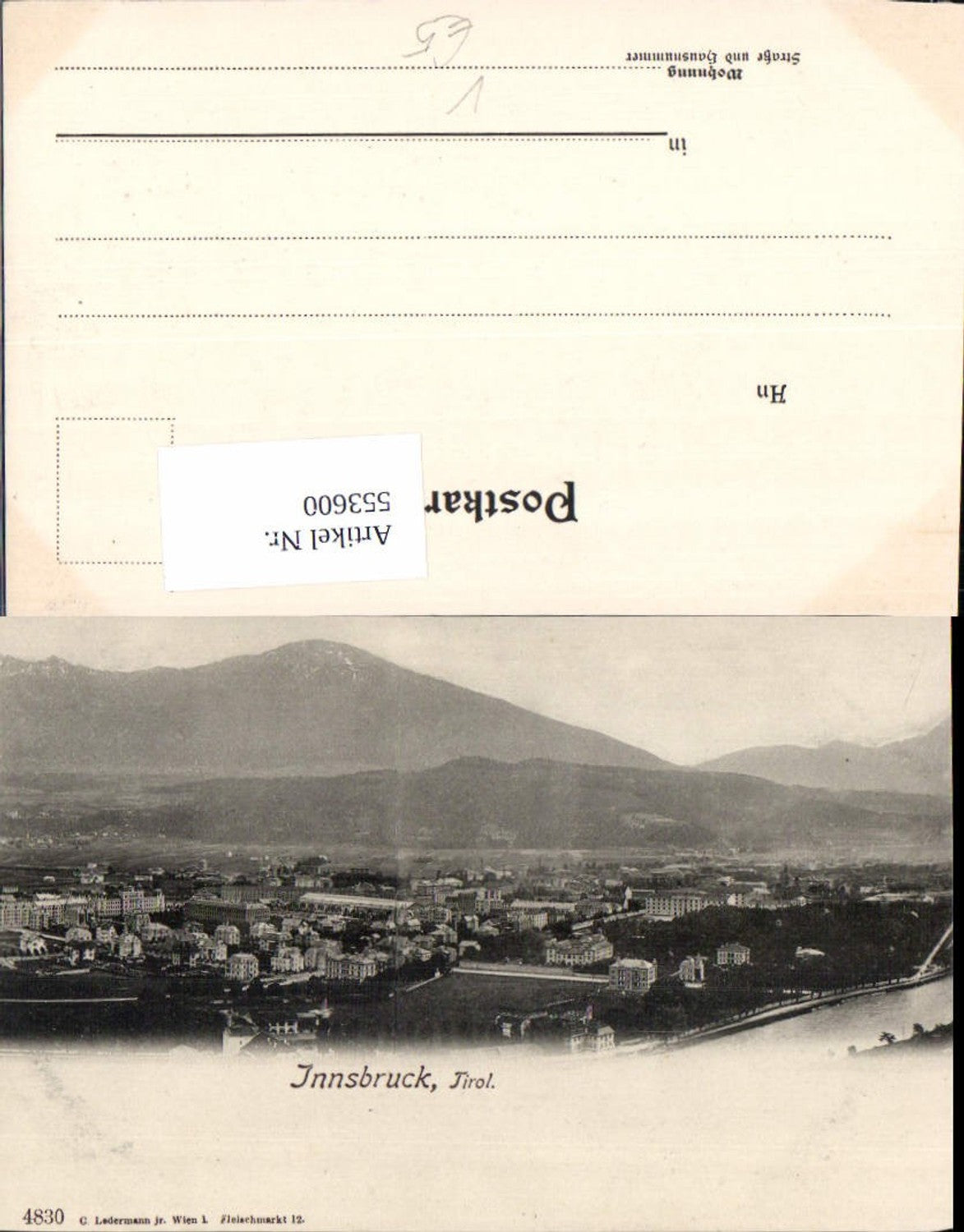 Alte Ansichtskarte – Old Postcard
