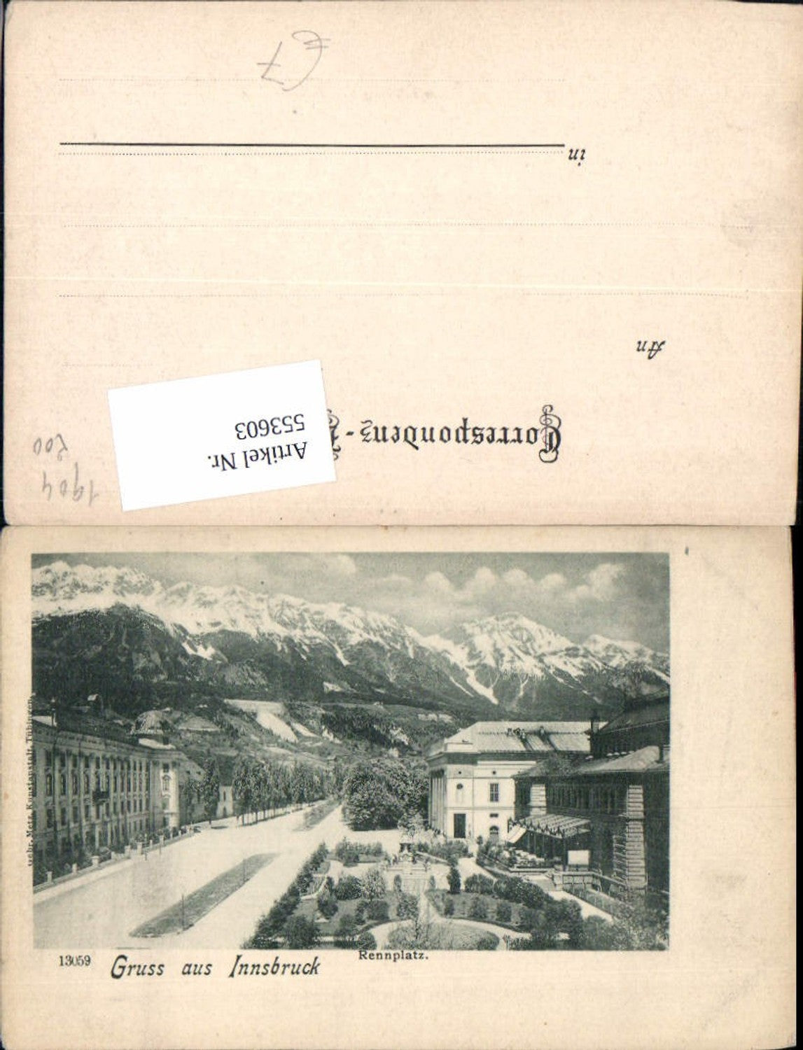 Alte Ansichtskarte – Old Postcard