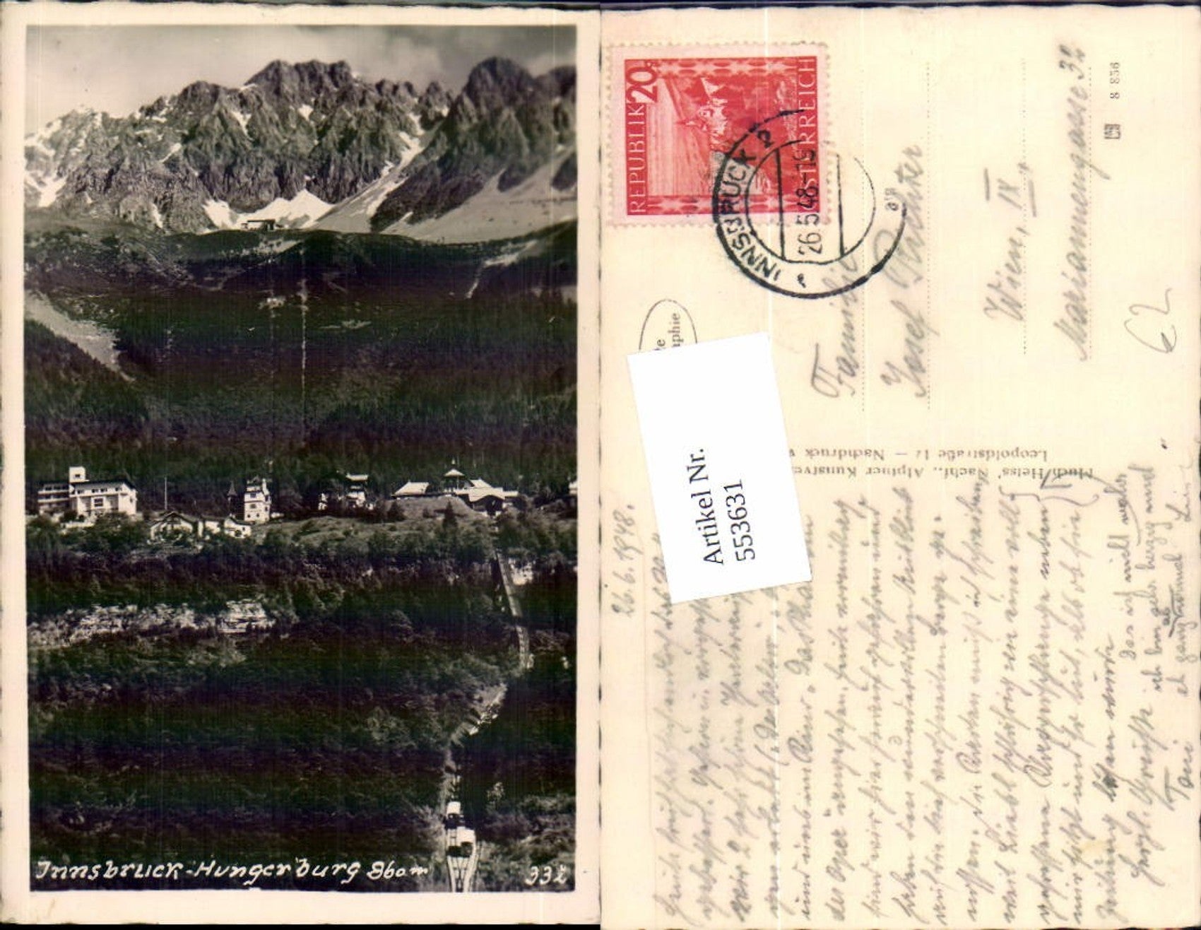 Alte Ansichtskarte – Old Postcard
