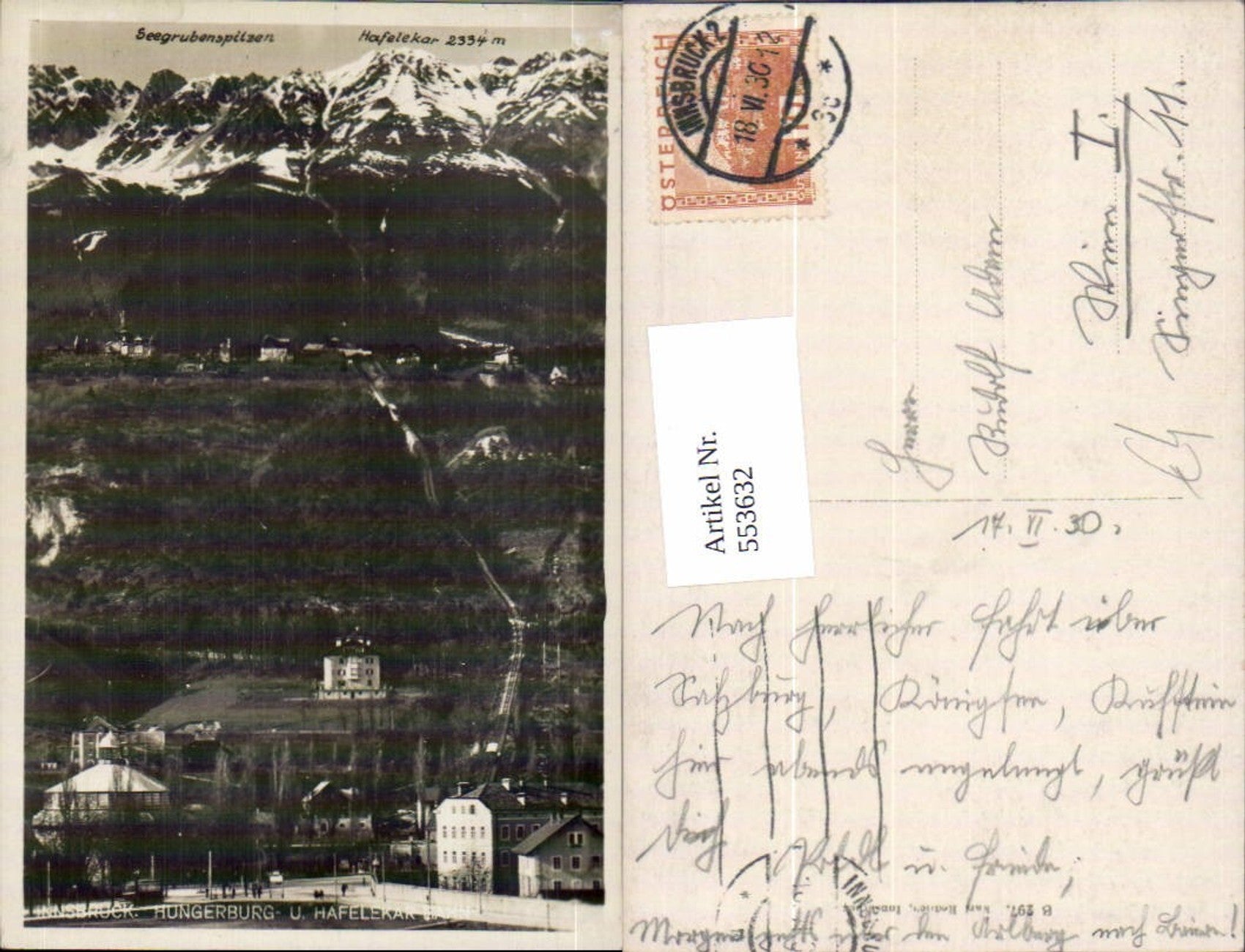 Alte Ansichtskarte – Old Postcard