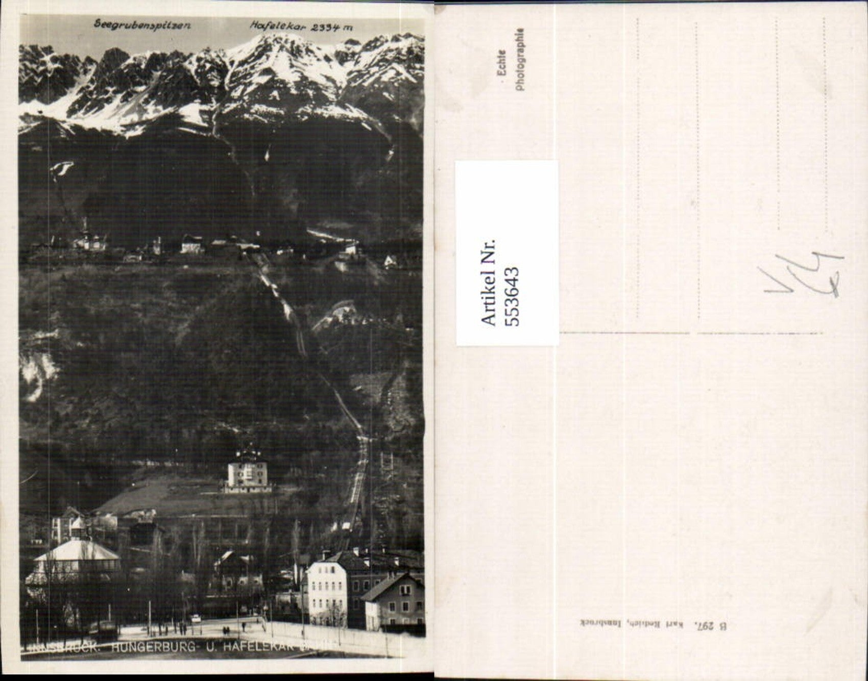 Alte Ansichtskarte – Old Postcard