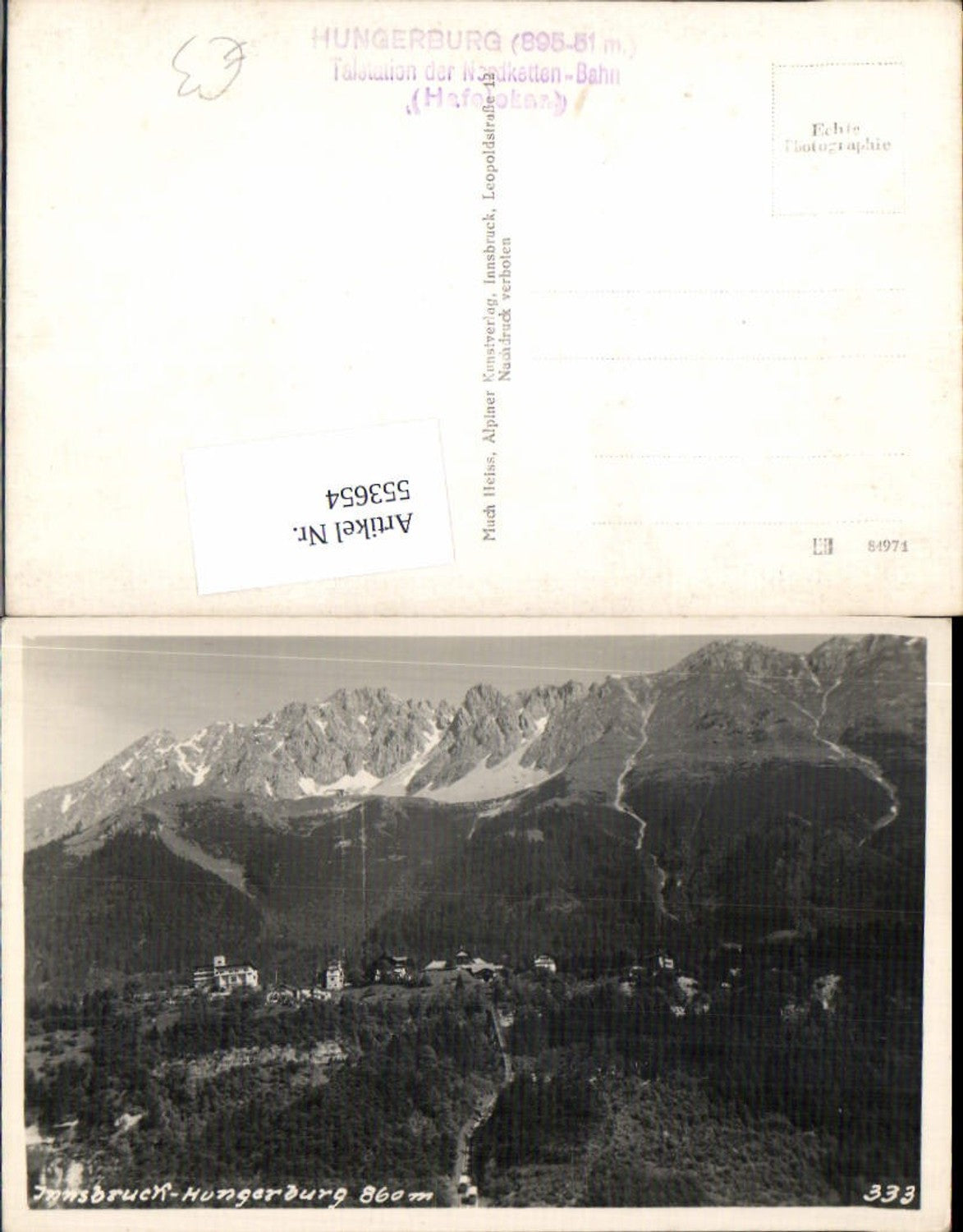 Alte Ansichtskarte – Old Postcard