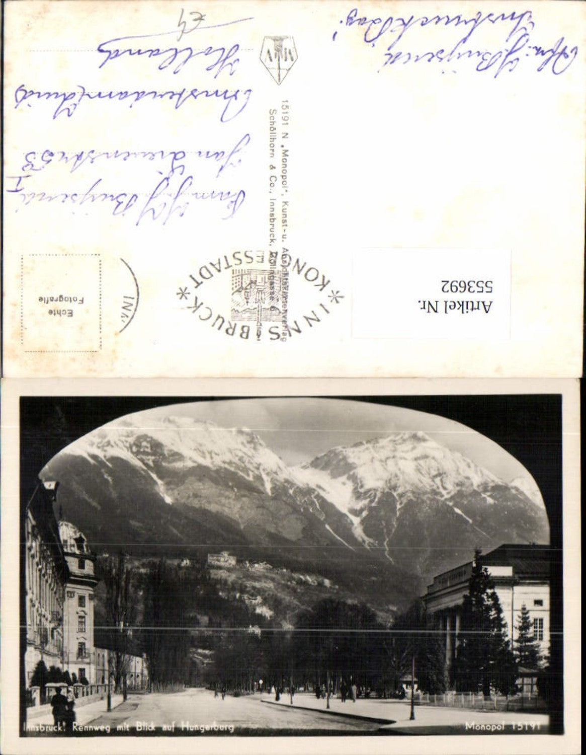 Alte Ansichtskarte – Old Postcard