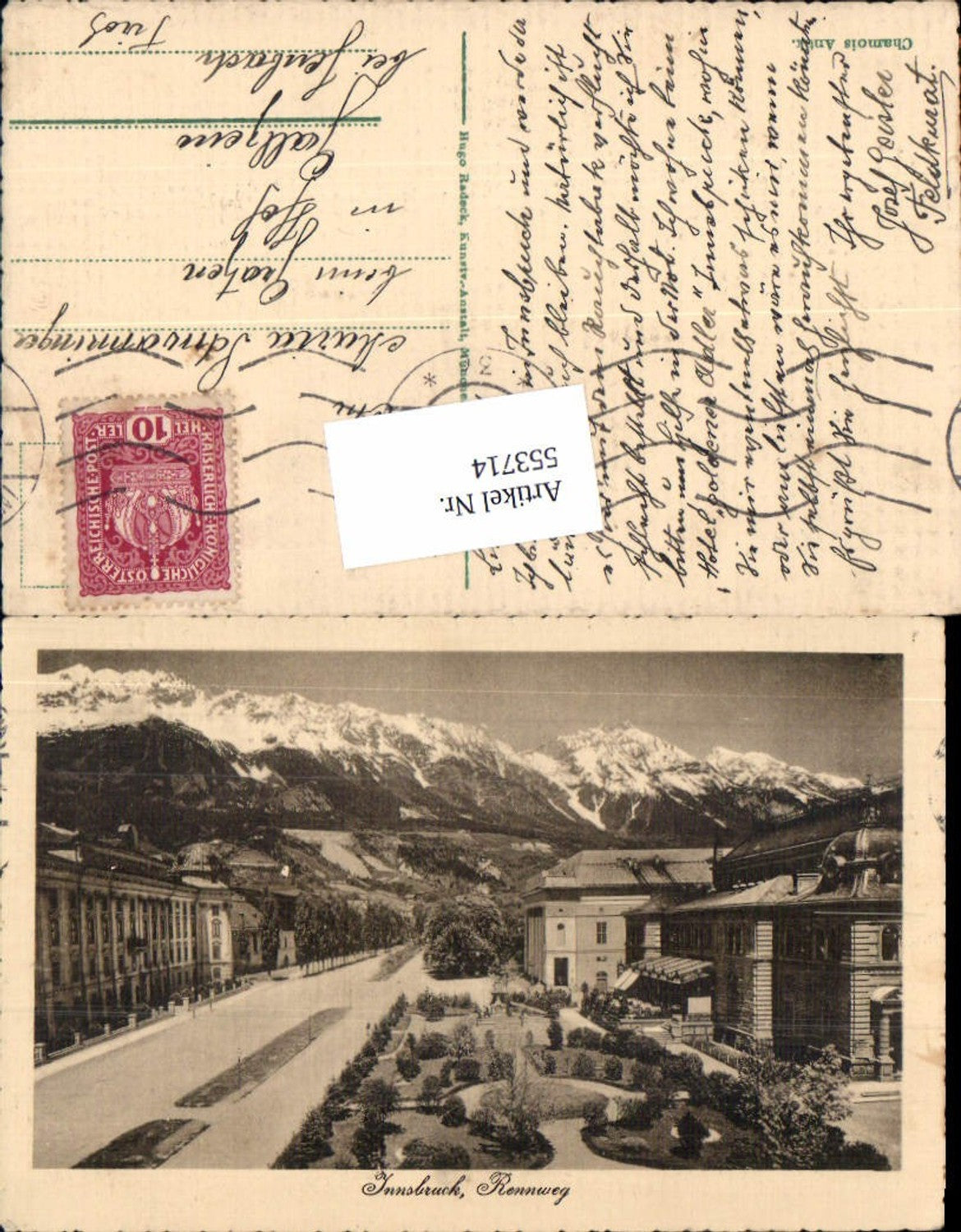 Alte Ansichtskarte – Old Postcard