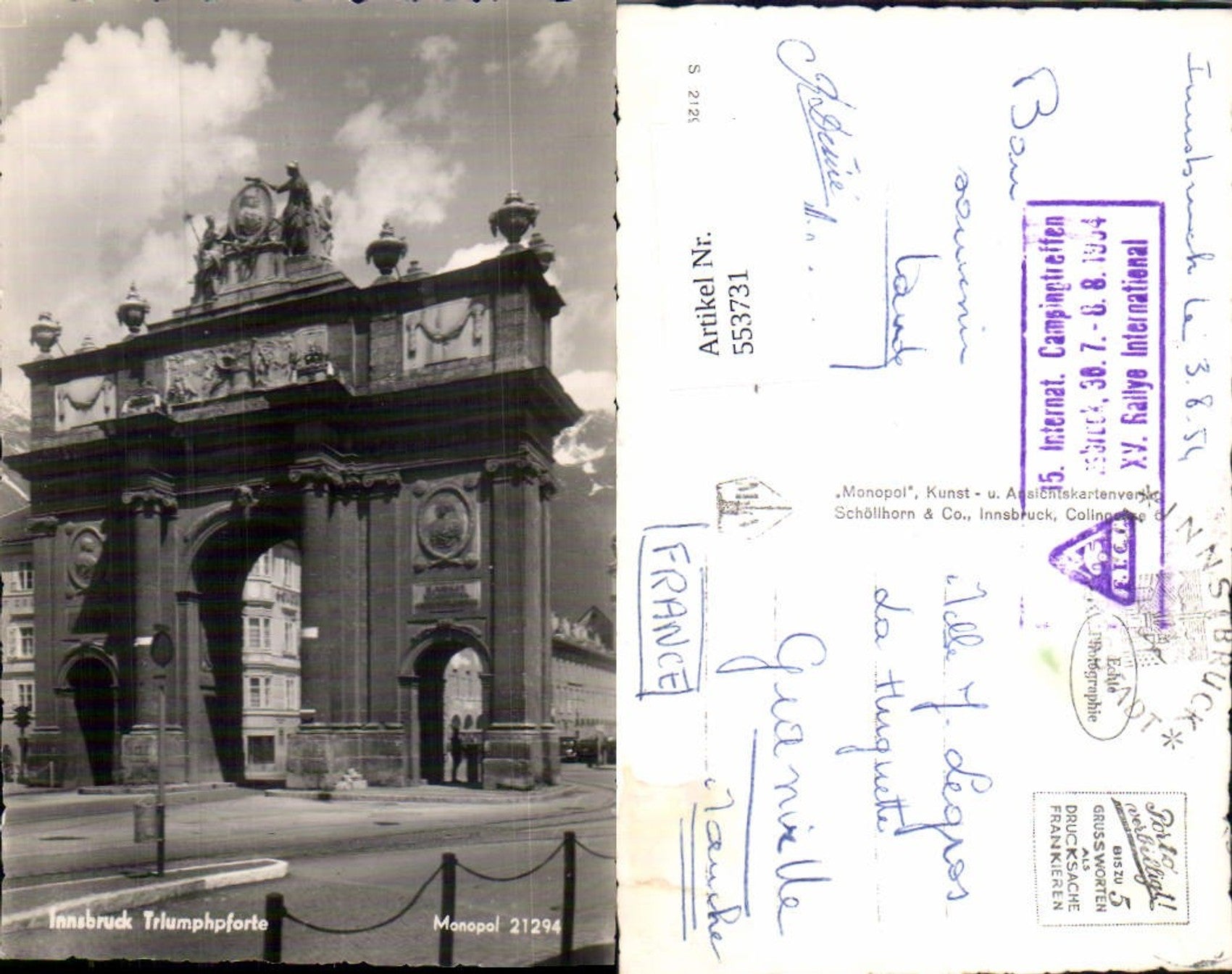 Alte Ansichtskarte – Old Postcard