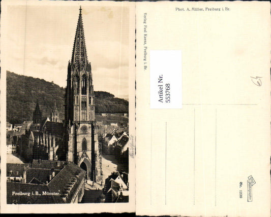 553768, Freiburg im Breisgau Münster pub A. Müller